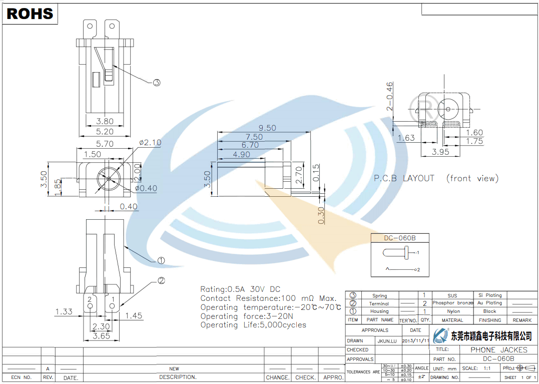 DC-060B规格书下载