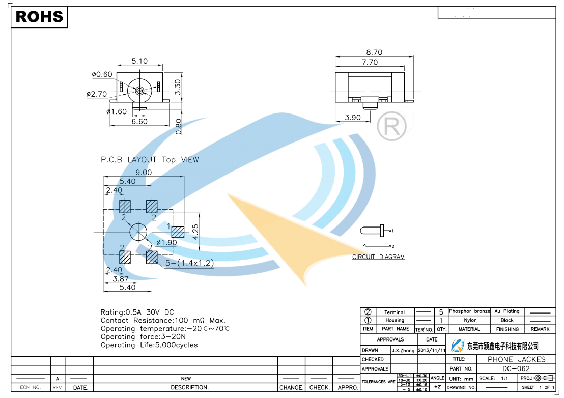 DC-062规格书