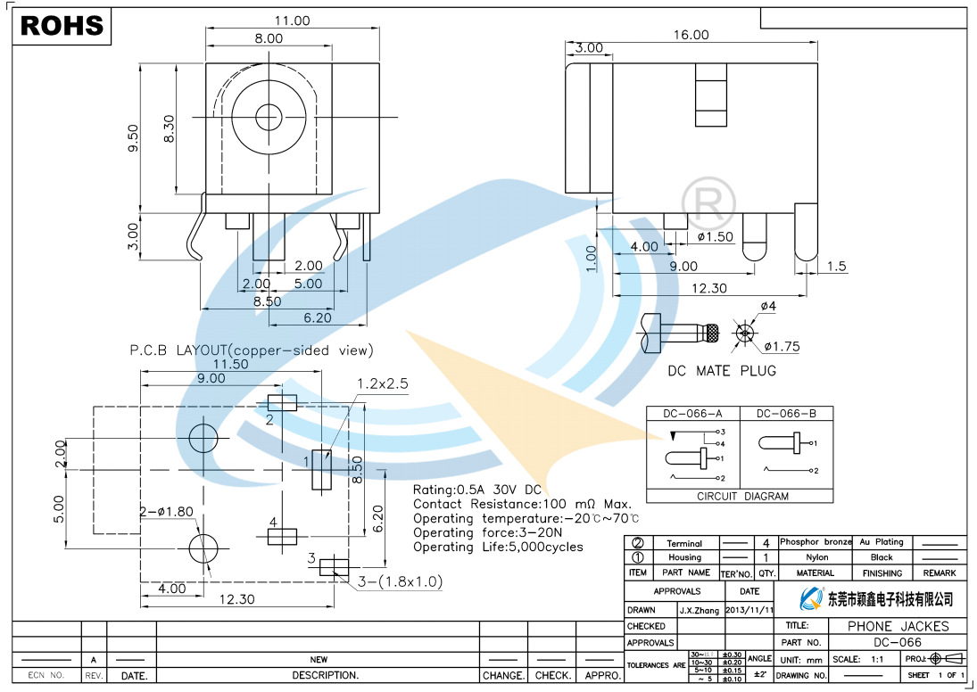 DC-066规格书