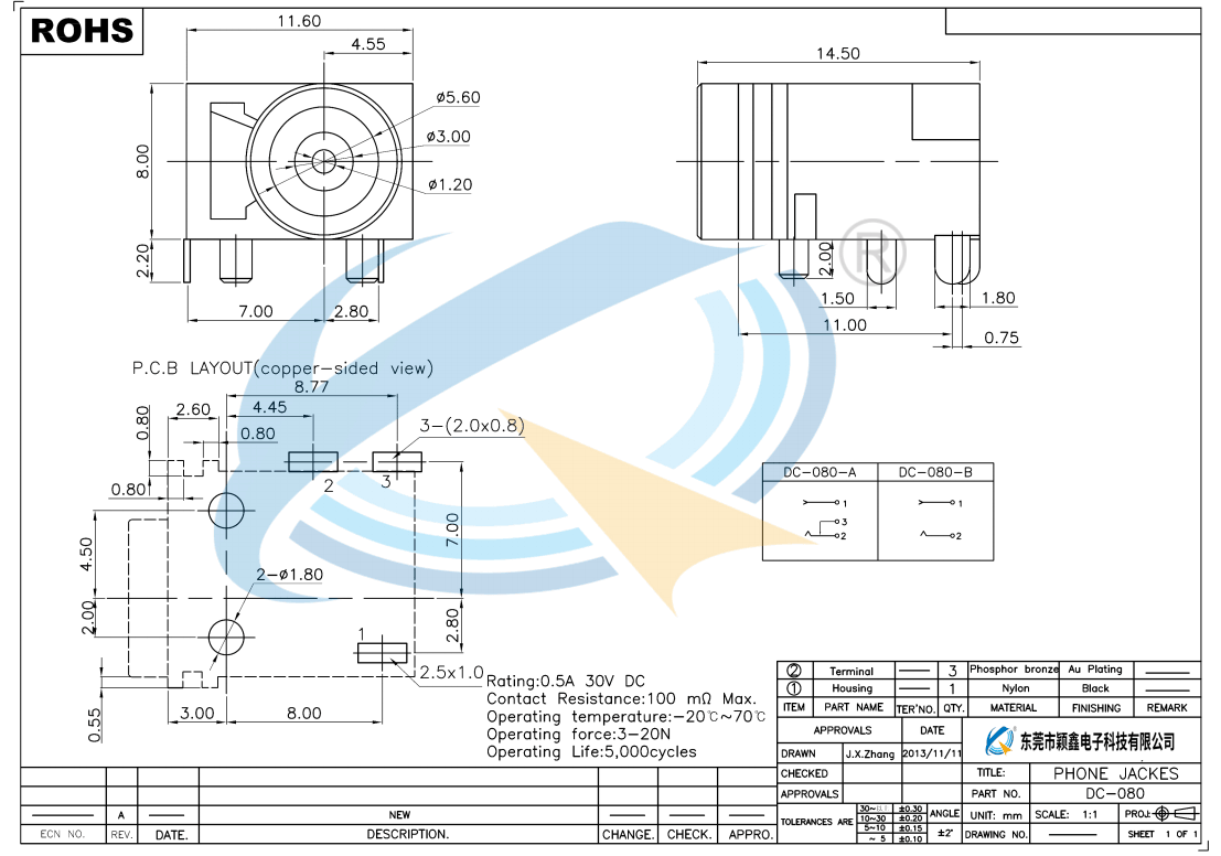 DC-080规格书