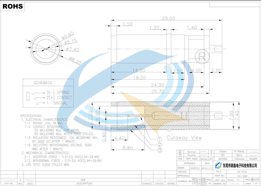 DC-192G规格书下载